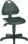 NW Arbeitsdrehstuhl ISITEC Bodengleiter Integralschaum schwarz 430-600mm BIMOS (9000454060)