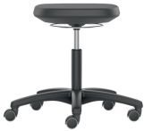 NW Drehhocker Labsit m.Rollen Integralschaum Sitz-H.450-650mm BIMOS (9000454082)