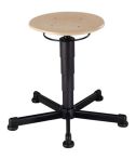NW Drehhocker m.Bodengleitern Buche natur Sitz-H.460-630mm BIMOS (9000454130)