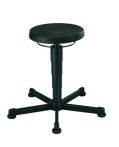 NW Drehhocker m.Bodengleitern Integralschaum schwarz Sitz-H.460-630mm BIMOS (9000454133)