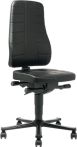 NW Arbeitsdrehstuhl Highline Rollen Kunstlederpolster schwarz 450-600mm BIMOS (9000454254)
