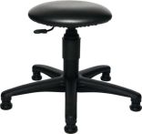 NW Drehhocker m.Bodengleitern Kunstlederpolster schwarz Sitz-H.390-520mm TOPSTAR (9000454310)