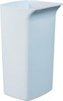 NW Wertstoffsammler 40l H590xB320xT360mm weiß o.Deckel DURABLE (9000468657)