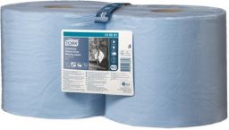 NW Putztuch TORK 130081 L340xB235ca.mm 3-lagig,bedruckt blau Rl.Tork (9000469169)