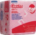 NW Wischtuch Wypall X80 19127 L350xB340ca.mm 1-lagig,viertelgefaltet rot 8 Btl.x 30 (9000469703)