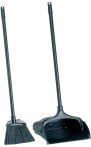 NW Standmüllschaufel Stiel m.Schaufel u.Besen schwarz RUBBERMAID (9000470297)