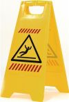 NW Warnschild Achtung Rutschgefahr Piktogramm 300mm 570mm gelb/schwarz/rot SPRINTUS (9000472024)