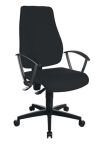 NW Bürodrehstuhl m.Permanentkontakt schwarz 420 - 550mm o.Lehnen Trgf.110kg TOPSTAR (9000482871)