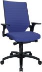 NW Bürodrehstuhl m.Autosynchrontechnik blau 420-550mm m.Lehnen Trgf.110kg TOPSTAR (9000482891)