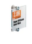 NW Tür-/Infoschild B105xH105mm Sichtfenster Acryl Rücken Acryl DURABLE (9000483420)