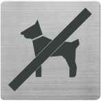 NW Tür-/Infoschild B90xH90mm Sichtfenster Hunde verboten Rücken VA geb. (9000483437)