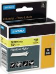 NW Schriftband Band-B.12mm Band-L.3,5m flexibles Nylonband schwarz auf weiß DYMO (9000484100)