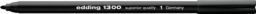 NW Fasermaler 1300 colourpen schwarz Strich-B.2mm Rundspitze (9000487730)