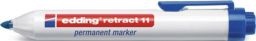 NW Permanentmarker retract 11 blau Strich-B.1,5-3mm Rundspitze (9000487782)