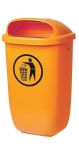 NW Abfallbehälter H650xB395xT250mm 50l orange SULO (9000491025)