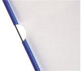NW Sichttafel PVC m.Drahtrahmen ku.-ummantelt blau DIN A4 reflexionsfrei 10St./Btl. (9000492001)
