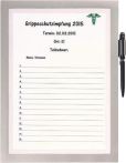 NW Magnetrahmen DIN A4 silber selbstklebend,Front offen 1St./Btl.DURABLE (9000492424)