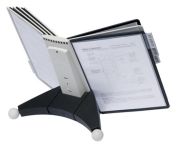 NW Tischständer Ku.schwarz/grau 10 Sichttafeln DIN A4 m.Profilrahmen DURABLE (9000492499)