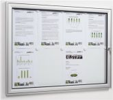 NW Drehtürschaukasten 8 x DIN A4 B930xH680mm Rahmen eck.f.Innenber.WSM (9000493002)