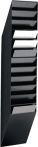 NW Prospekthalter H1115xB240xT135mm Anz.Fächer 12 A4 hoch Polystyrol schwarz (9000493664)