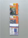 NW Prospekthalter H774xB235xT75mm Anz.Fächer 6 Draht (9000493683)