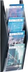 NW Prospekthalter H540xB240xT80mm DIN A5 hoch schwarz (9000493707)