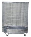 NW Abfallkorb H600xD500mm 118l Drahtgitter verz.m.4 Füßen (9194491021)