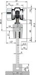 NW Abdeckkappenpaar Alu.VA Eff.elox.z.Aufkl.B.56,5 mm H.91,5 mm HELM (3000255747)