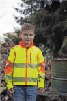 NW Kinder-Warnschutzsoftshelljacke Gr.116 gelb/orange 100%PES TERRAX (4000379150)