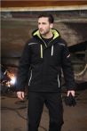 NW Softshell-Berufsparka Terrax Workwear Gr.M schwarz/limette 100% PES TERRAX (4000379310)