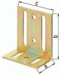 NW Verstellwinkel L.40 x 77mm B.65mm S.3mm STA roh verz.GAH (3000200372)