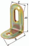 NW Verstellwinkel L.28 x 40mm B.22mm S.1mm STA roh verz.GAH (3000200373)
