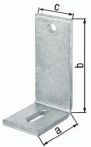 NW Verstellwinkel Schenkel-L.150x80mm S.8mm TZN GAH (3000200414)