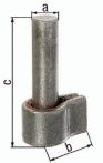 NW Kloben z.Anschweißen 13x24mm STA roh GAH (3000200556)