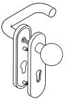 NW Kurzschildgarnitur 111R03.113 33 Ku.33 PZ Drückergarnitur Hewi (3000204403)
