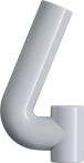 NW Hausnummer Ziffer 4 Spezial-Polyamid 99 reinweiß 165mm D.33mm HEWI (3000206555)