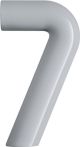 NW Hausnummer Ziffer 7 Spezial-Polyamid 99 reinweiß 165mm D.33mm HEWI (3000206600)