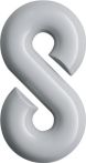 NW Hausnummer Ziffer 8 Spezial-Polyamid 99 reinweiß 165mm D.33mm HEWI (3000206615)