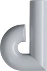 NW Hausnummer Buchstabe d Spezial-Polyamid 99 reinweiß 134,4mm D.33mm HEWI (3000206705)
