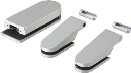 NW Glastürbeschlag STUDIO Rondo Gegenkasten LM silber elox.UV DIN L/R (3000254445)