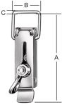 NW Spannverschluss H.110mm B.37mm VA m.Plombiermögl.VORMANN (3000272011)
