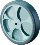 NW Ersatz-Rad D.80mm Trgf.100kg Gum.grau Achs-D.12mm Nabenl.40mm (3000275600)