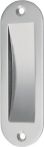 NW Schiebetürmuschel Alu. silberf. elox. ov. L.120mm B.40mm Hermeta (3000283311)