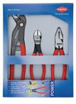 NW Zangensatz Kraft-Paket Inh.3tlg.pol.Kunststofftiefziehteil KNIPEX (4000794414)