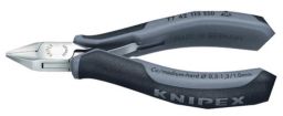 NW Elektronikseitenschneider DIN ISO 9654 L.115mm spitz spiegelpl. 2K-Hüllen Knipex (4000794633)