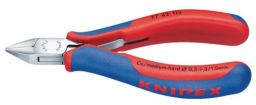 NW Elektronikseitenschneider DIN ISO 9654 L.130mm spitz spiegelpl. 2K-Hüllen Knipex (4000794635)