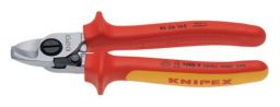 NW Kabelschere L.165mm mit Öffnungsfeder VDE isoliert 2-K.Griff Knipex (4000795041)