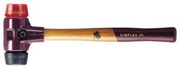 NW Schonhammer SIMPLEX L.300mm Kopf-D. 30mm mittelh./hart HO Gum.schw./Plastik rot (4000811453)