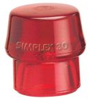 NW Schonhammerkopf SIMPLEX Kopf-D. 30mm Plastik rot hart HALDER (4000811473)