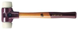 NW Schonhammer SIMPLEX L.300mm Kopf-D.30mm hart HO Nyl.weiß HALDER (4000811666)